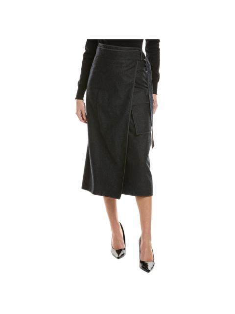 Brunello Cucinelli Brunello Cucinelli Wool Wrap Skirt
