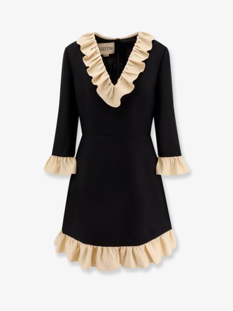 Valentino Women Wool And Silk Short Dress