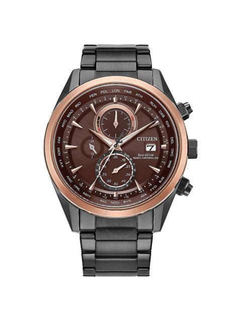 Citizen - Citizen Perpetual Chronograph Red Dial Men's Watch AT8267-51X
