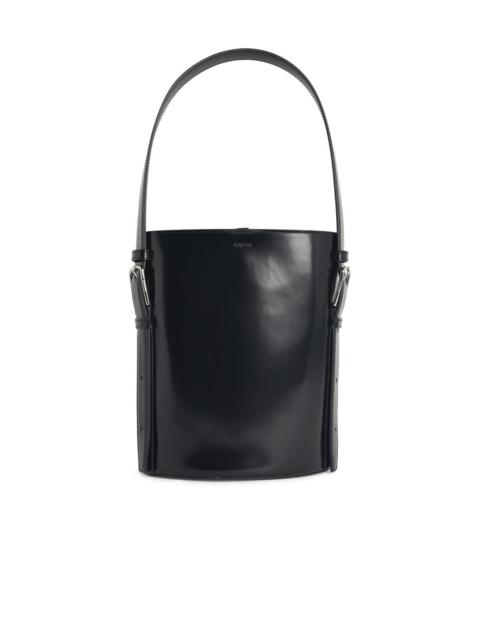 COPERNI Coperni 'Erconomic Bucket' Black Leather Bag Women