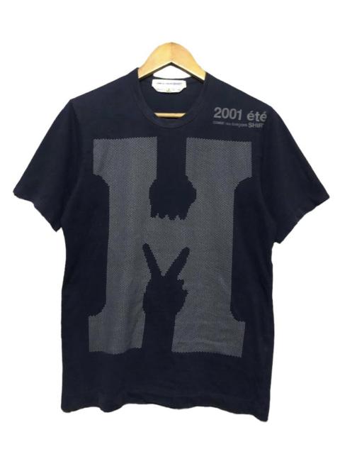 Comme des Garçons Homme Plus 2001 Ete Comme Des Garcons Shirt Peace & Love Saying Logo