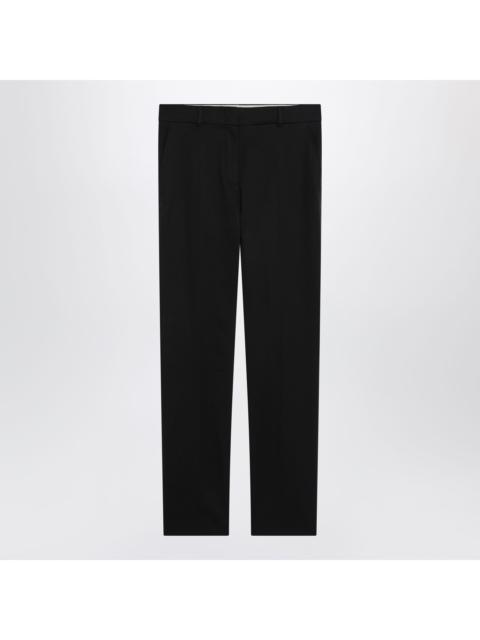 Max Mara Studio Max Mara Studio Black Stretch Cotton Trousers Women