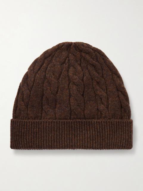 Loro Piana Cedar Cable-knit Cashmere Beanie