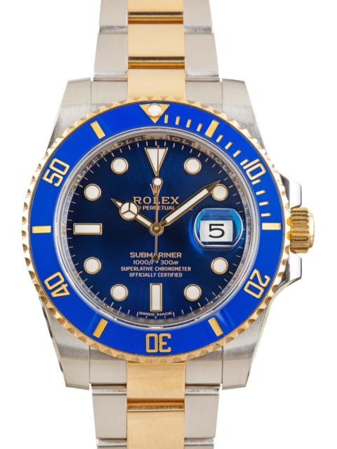 ROLEX Pre-owned Rolex Submariner 116613 Blue Bezel