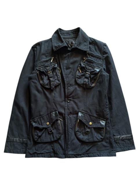 Other Designers Japanese Brand - Archive Tete Homme Black Utility Cargo Blazer Jacket
