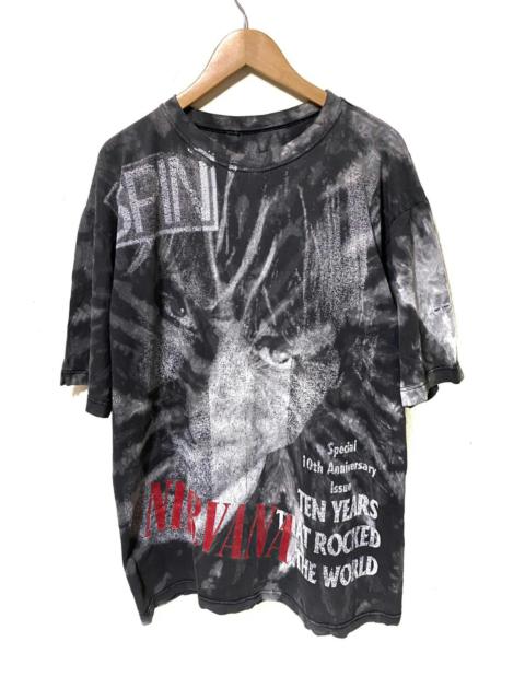 Other Designers Rare🔥Vintage Nirvana Kurt Cobain Spin Magazine Cover Tshirt