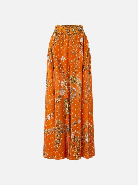 CAMILLA SHEER WIDE LEG PANT