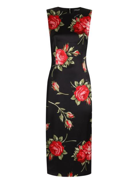 Dolce & Gabbana Dolce & Gabbana Floral-print Midi Dress