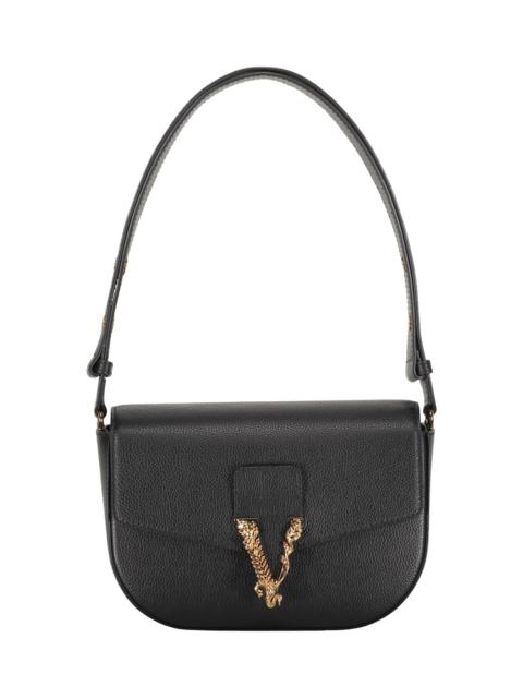 VERSACE Leather Shoulder Bag