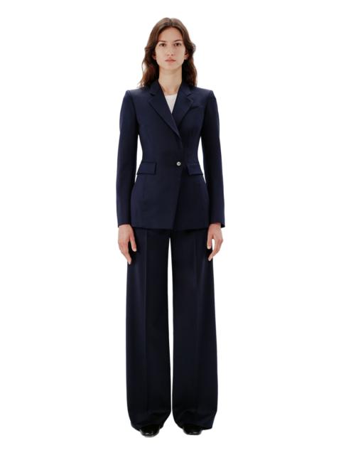 Another Tomorrow Another Tomorrow SEAMED WAIST JACKET in Navy at Nordstrom
