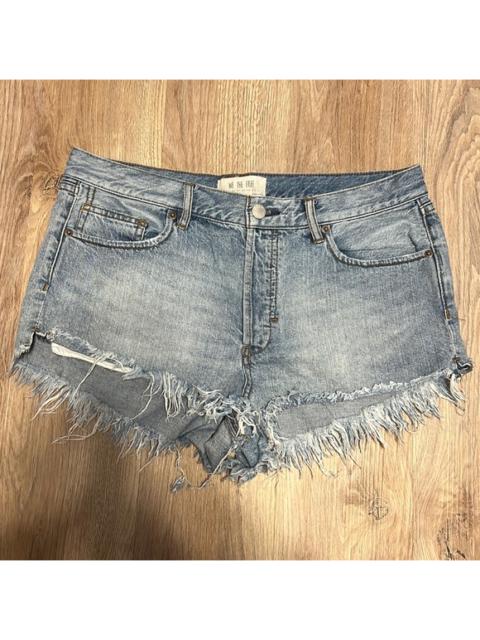Other Designers Free People We The Free Distressed Denim Shorts