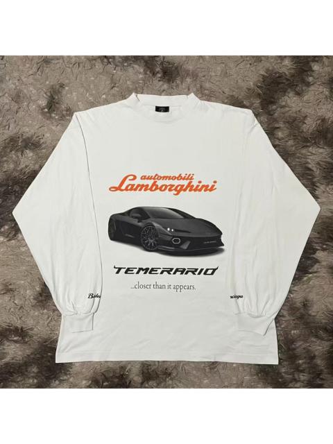 BALENCIAGA Balenciaga Lamborghini Collaboration Long Sleeve T Shirt