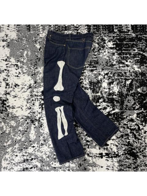 Kapital KAPITAL KOUNTRY OKAGILLY SKELETON BONES DENIM PANTS