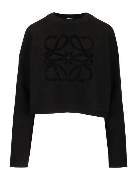 Loewe Anagram Sweater Sweatshirts Black