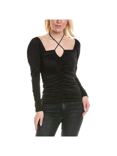 GANNI GANNI Ruched Blouse