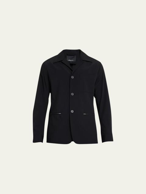 3.1 Phillip Lim Men's Zip-Pocket Work Jacket