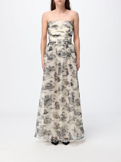 Max Mara Studio Max Mara Studio Women Silk Dress With Floral Motif Max Mara Studio
