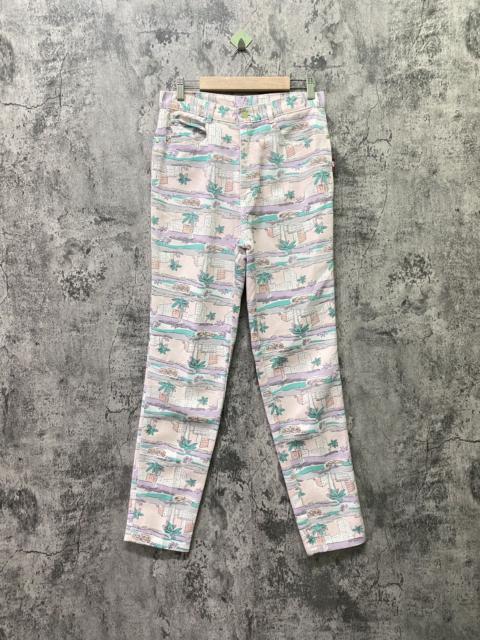 Other Designers Designer - BRAXTON JEANS Fullprinted Denim Pants