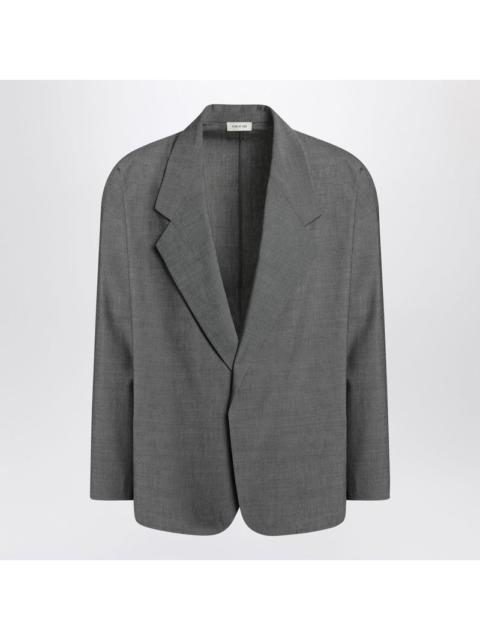 Fear of God Gray single-breasted jacket in cotton and wool