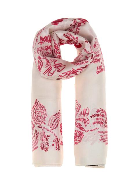 DSQUARED2 Printed Silk Foulard