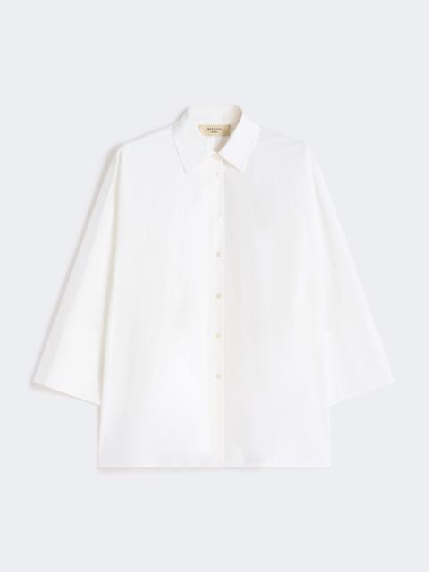 WEEKEND Max Mara Cotton poplin oversize shirt - WHITE