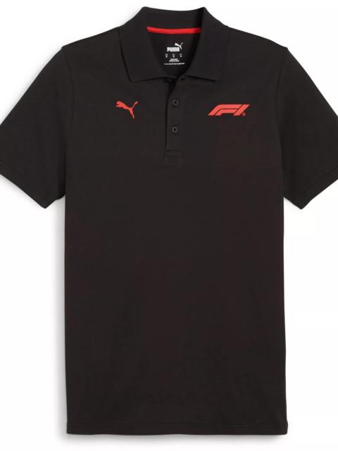 PUMA Puma Men's F1 Racing Black Logo Polo
