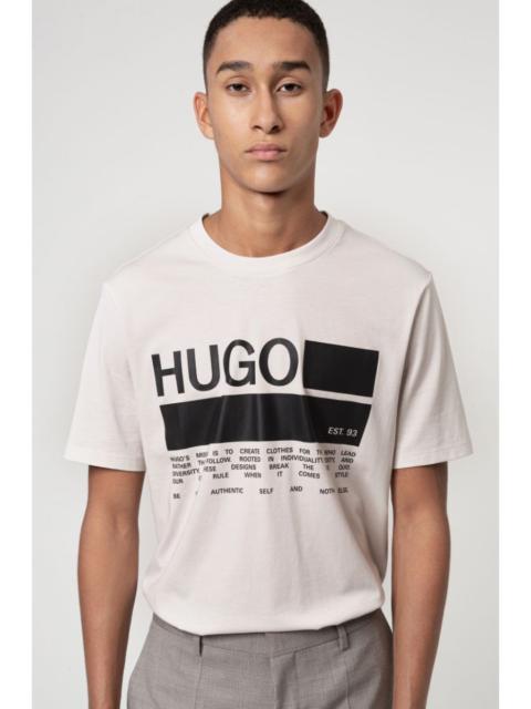 Other Designers Hugo Boss - BNWT AW20 HUGO BOSS DANGR MANIFESTO PRINT I TSHIRT XL