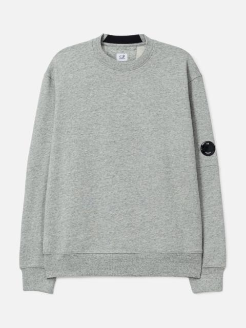 C.P. Company DIAGONAL RAISED FLEECE CREWNECK LENS SWEATSHIRT