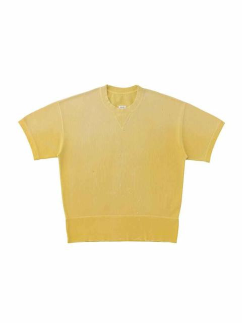visvim COURT SWEAT S/S CRASH YELLOW