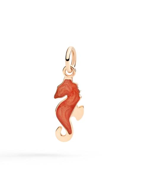 DoDo ROSE GOLD & ENAMEL SEA HORSE CHARM