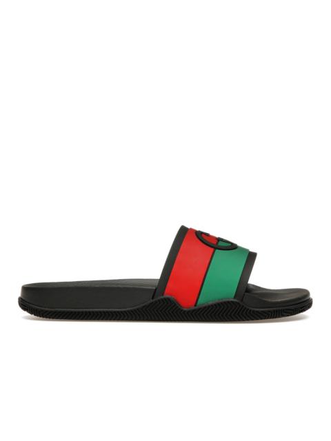 GUCCI Gucci Slide Interlocking G Black
