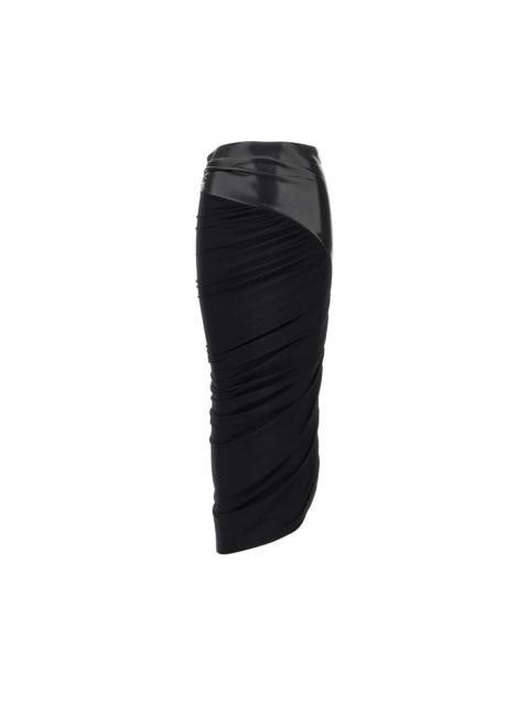 THE ANDAMANE The Andamane Ursula Stretch Jersey Skirt Black
