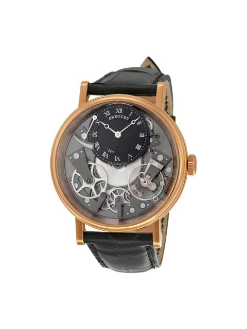 Pre-owned Breguet Tradition Skeleton Dial Men's Watch 7057BR/G9/9W6
