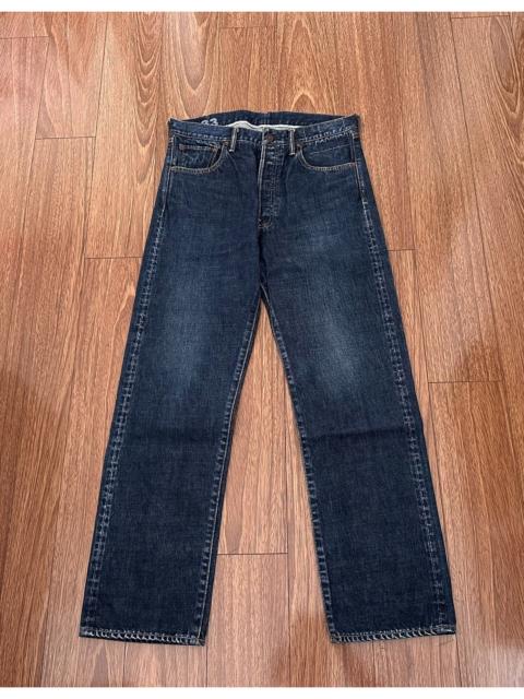visvim VISVIM SOCIAL SCULPTURE DAMAGED-33 (D33) Washed Denim Jeans