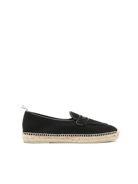 Thom Browne Varsity penny loafer espadrilles
