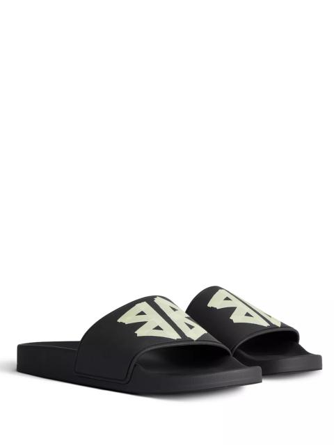 BALENCIAGA Men's Rubber Slide Sandals