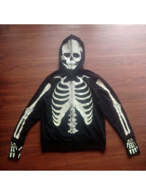 Other Designers Japanese Brand - Clash Ahead Skeletons Full Zip Hoodie