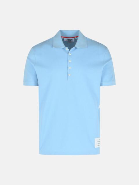 POLO SHIRT IN LIGHT BLUE COTTON