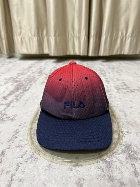 FILA Vintage Fila Two Tone Colour Adjustable Running Cap