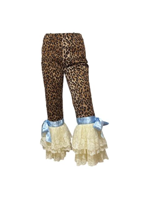 D&G - D&G Spring Summer 2000 Leopard Print Ruffle Pants