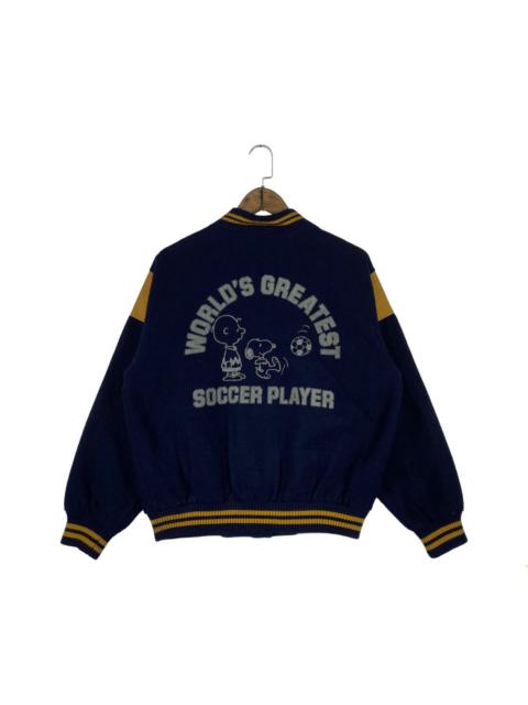 Other Designers Vintage Peanuts Snoopy Varsity Jacket