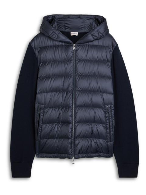 PALACE STAMP WAFFLE ZIP HOOD NAVY | REVERSIBLE