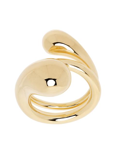 Bottega Veneta Gold Drop Ring