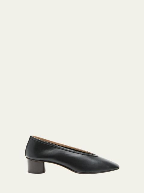 LE MONDE BÉRYL Luna Leather Pumps