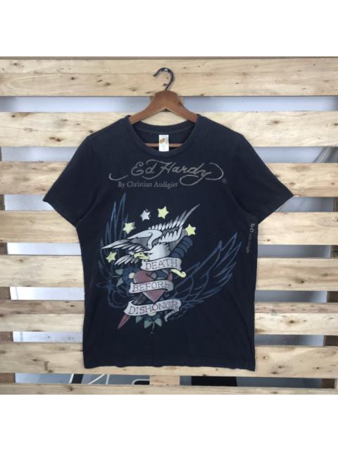 Other Designers Vintage - Vintage Ed Hardy Short Sleeve T-Shirt Big Logo