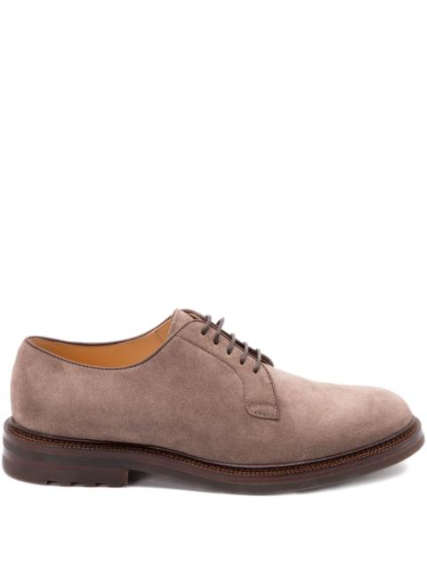 Brunello Cucinelli Brunello Cucinelli Men Suede Leather Lace-Up Shoes