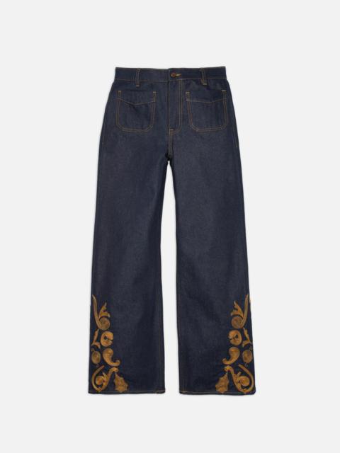 Nudie Jeans Holly Western Pants Embroidery