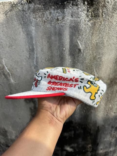 Other Designers Keith Haring Hat Cap Gray America Greates show