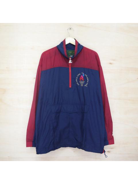 Other Designers Vintage 90s Olympics Games Collection Atlanta 1996 By STARTER Big Logo Embroidered Windbreaker Half-