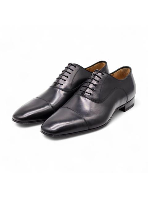 Greggo Leather Oxford Shoes Black EU 39.5 US 6.5 - $995 NWB
